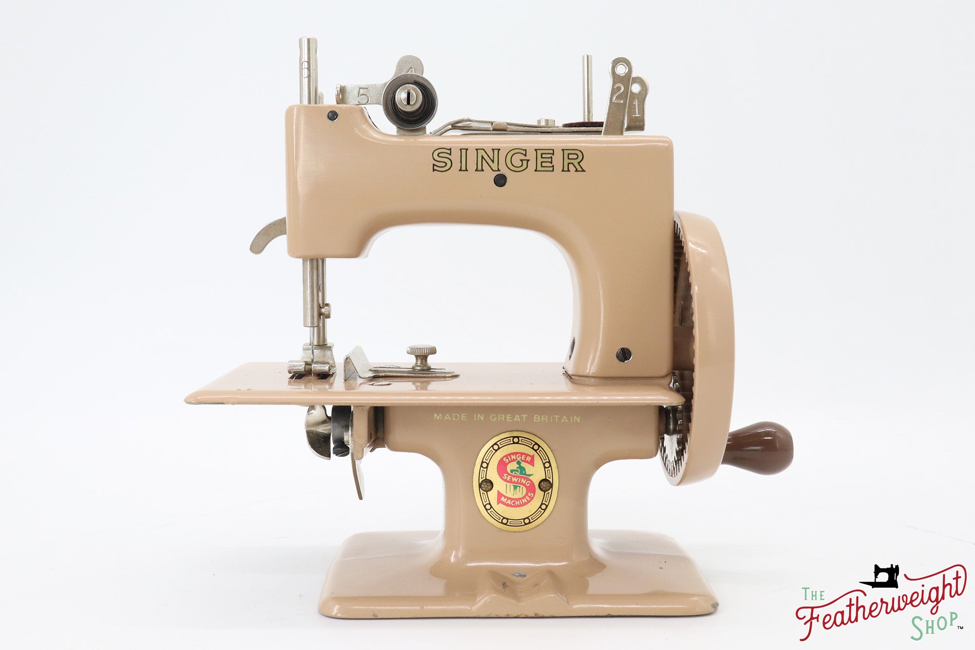 Singer Sewhandy Model 20, Red 'S' - Beige - Complete Set