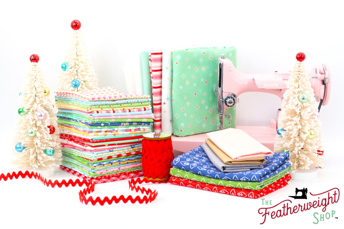 Quilt Kit, Vintage Cozy Christmas Fabric COLLECTION