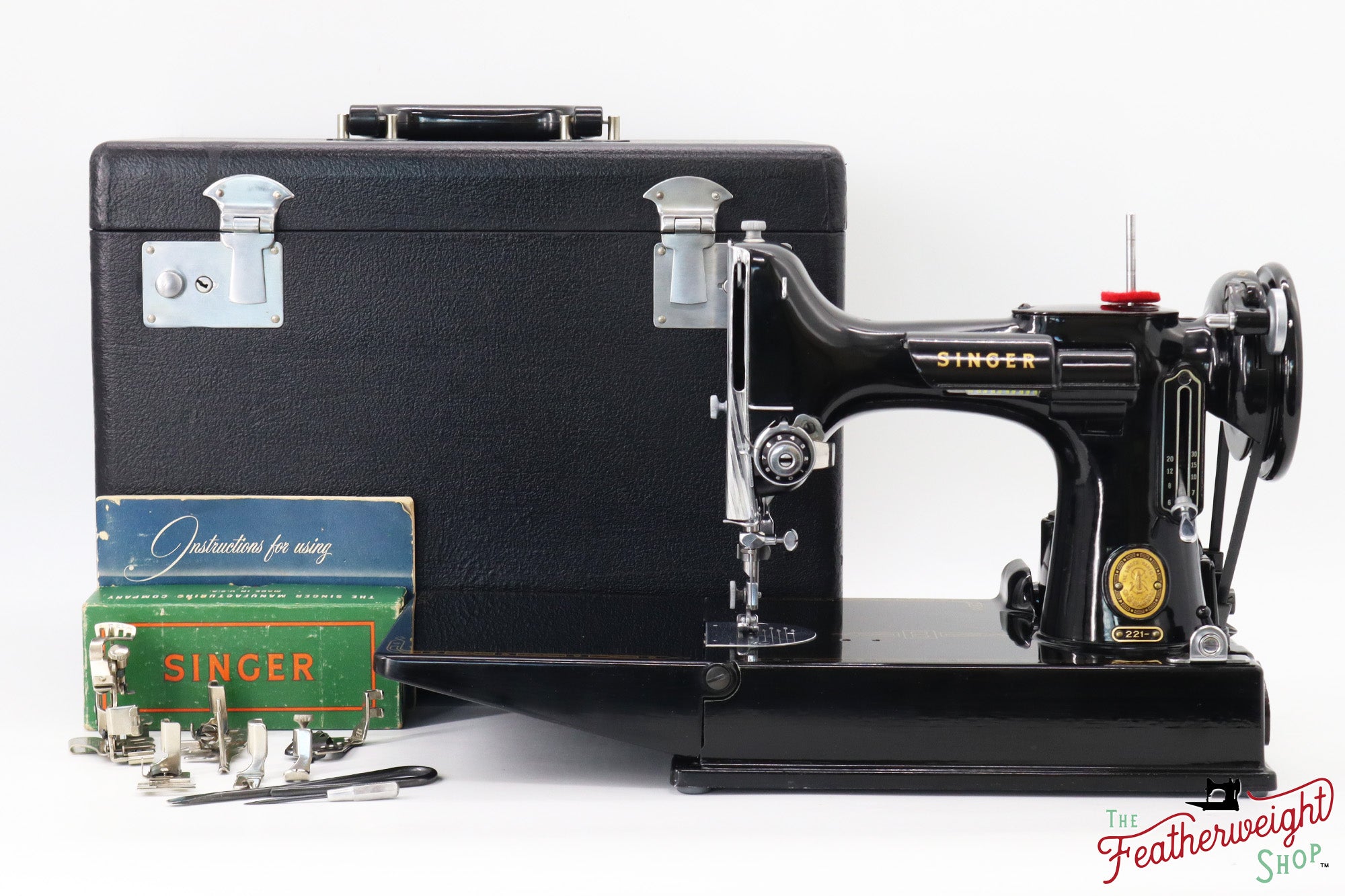 Singer Featherweight 221 Sewing Machine, AM1615** - 1955