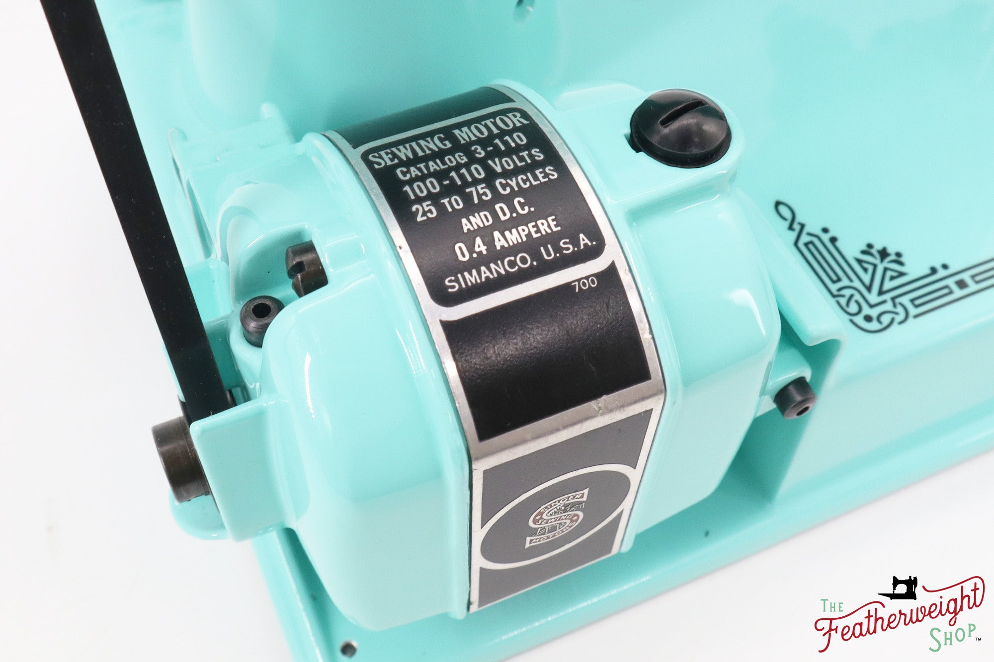 Singer Featherweight 221, RARE - Blackside, AG014*** - Fully Restored in Tiffany Blue