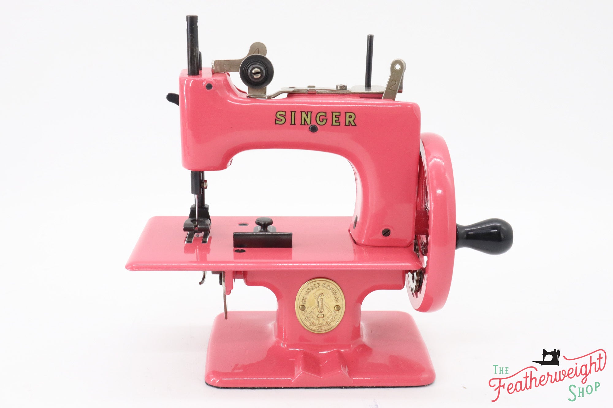 Singer Sewhandy Model 20 - Fully Restored in 'Happy Pink Grapefruit' - Complete Set