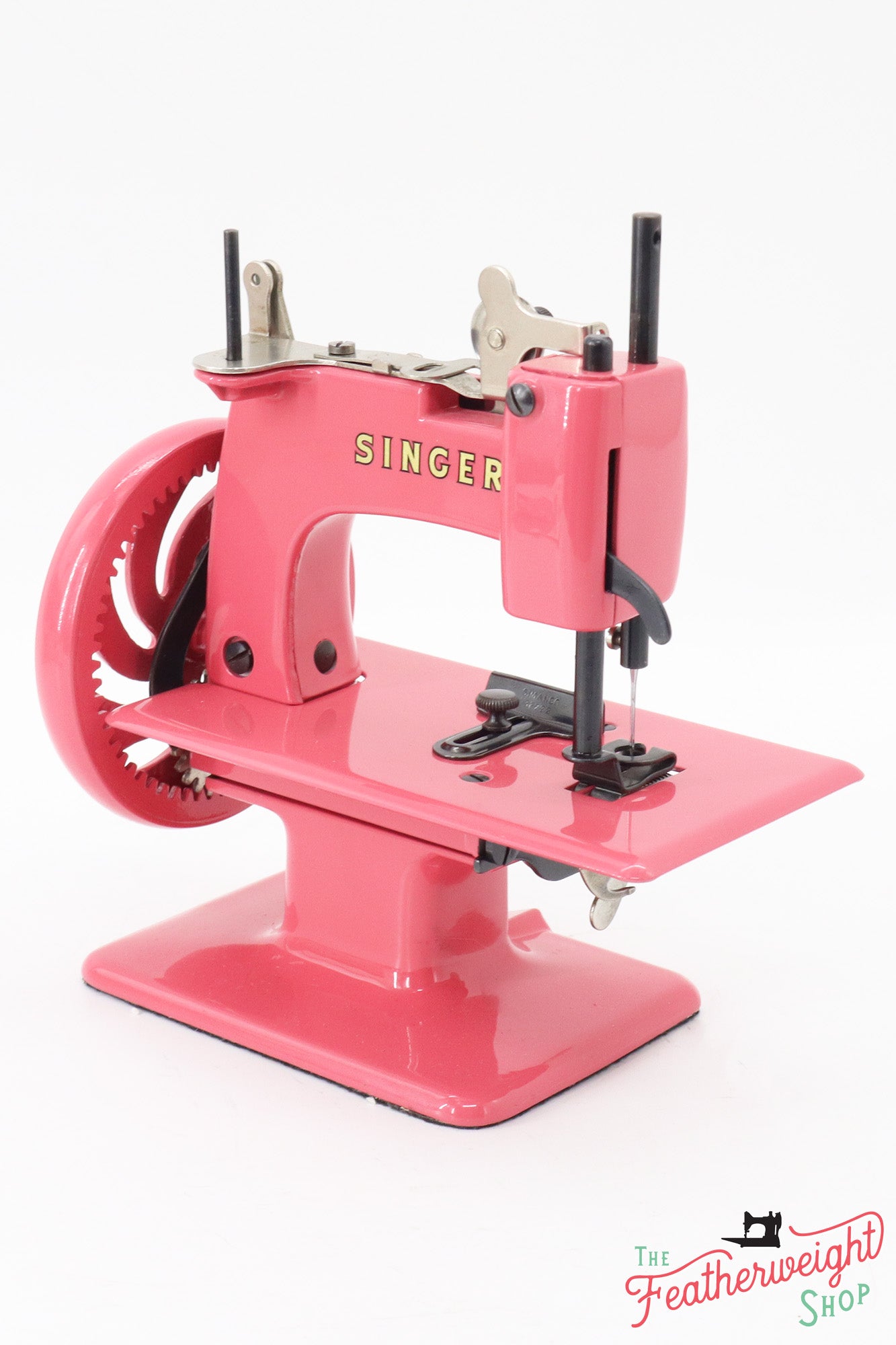 Singer Sewhandy Model 20 - Fully Restored in 'Happy Pink Grapefruit' - Complete Set