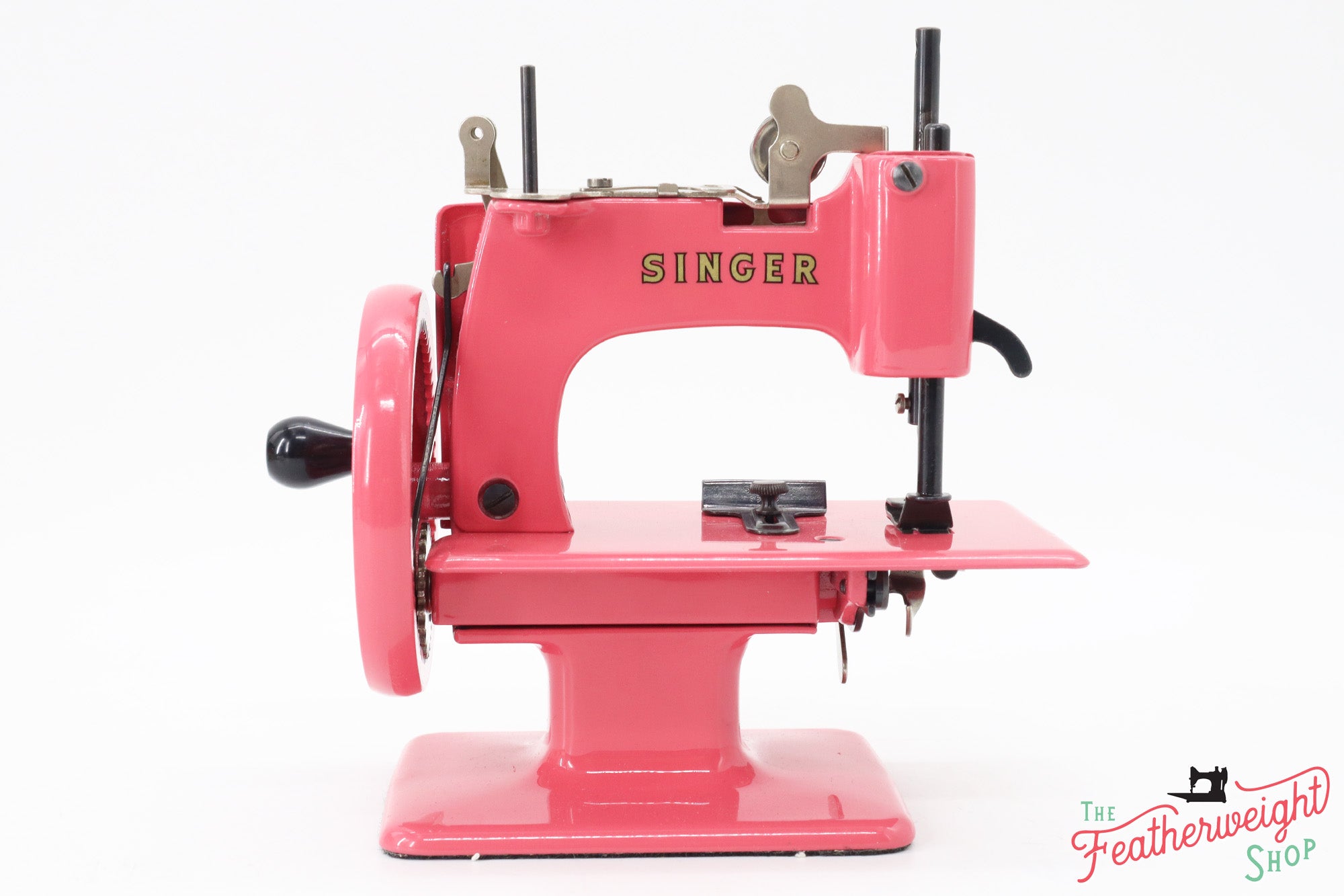 Singer Sewhandy Model 20 - Fully Restored in 'Happy Pink Grapefruit' - Complete Set