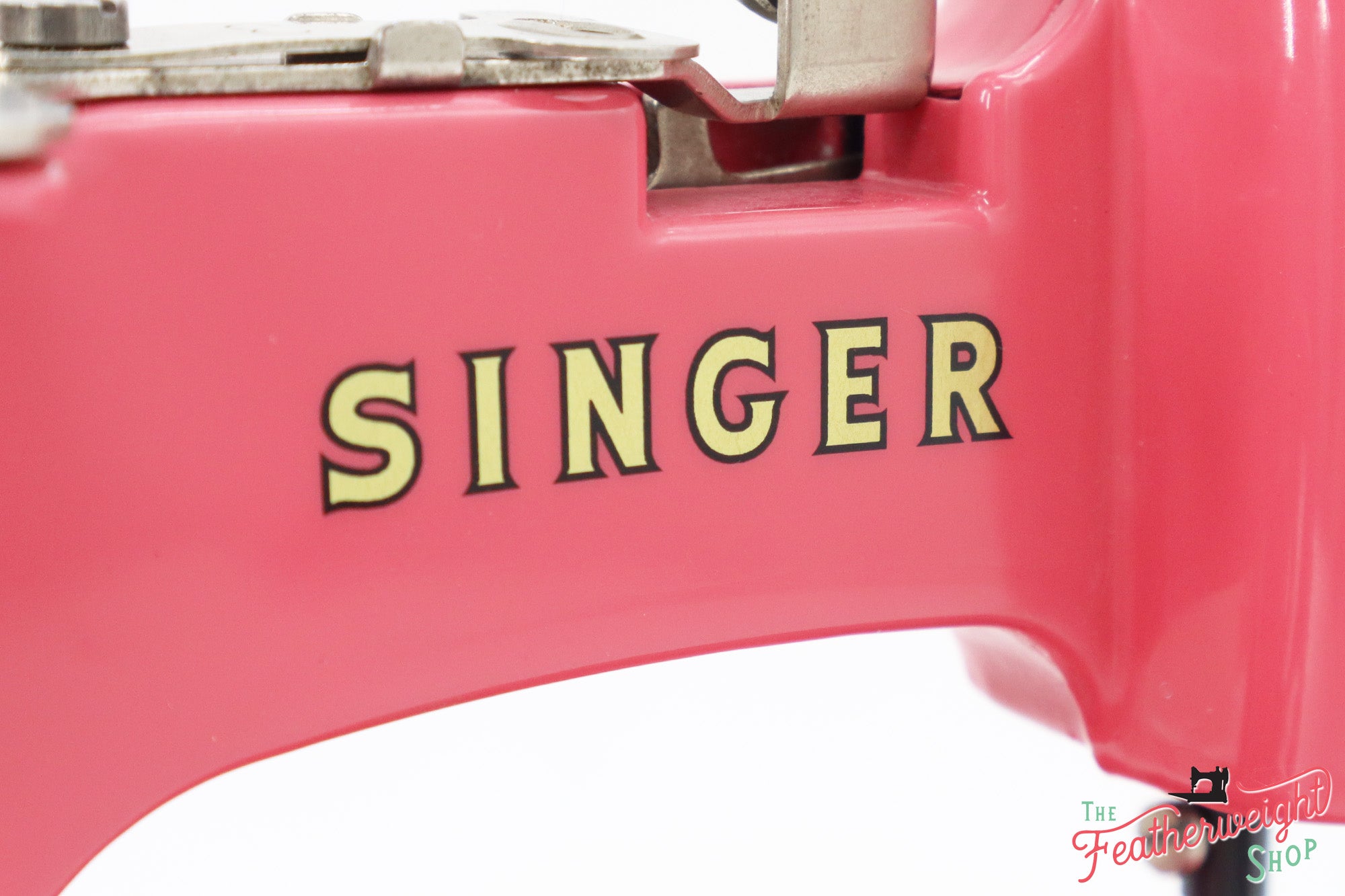 Singer Sewhandy Model 20 - Fully Restored in 'Happy Pink Grapefruit' - Complete Set