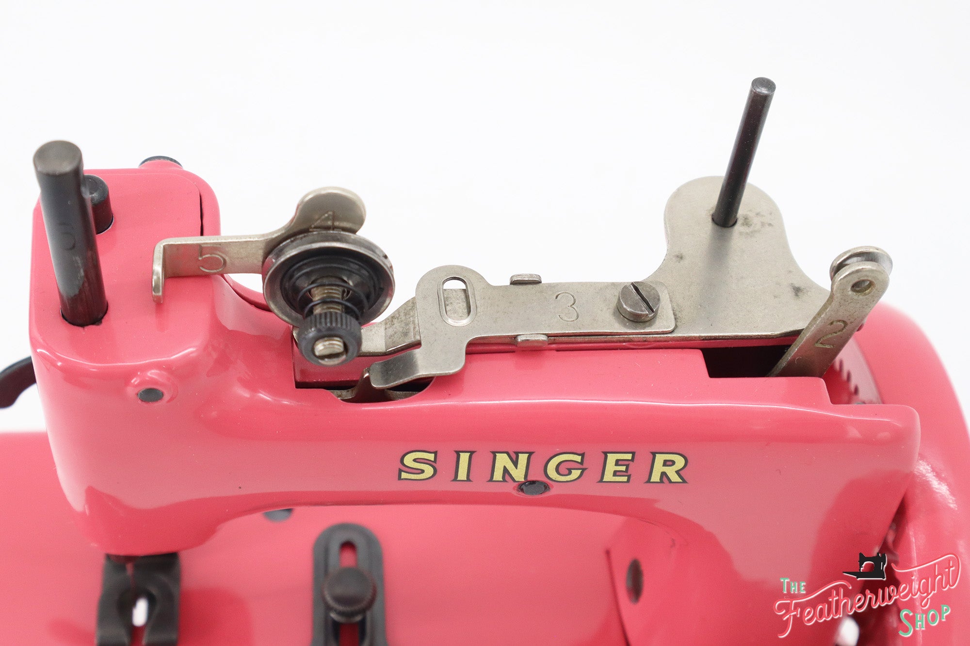 Singer Sewhandy Model 20 - Fully Restored in 'Happy Pink Grapefruit' - Complete Set