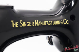 Singer Featherweight 221 Sewing machine, "First-Run" 1933 AD5473** - Fully Restored in Gloss Black