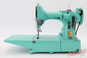 Singer Featherweight 222K Sewing Machine ES523*** - Fully Restored in Caribbean Sea Green