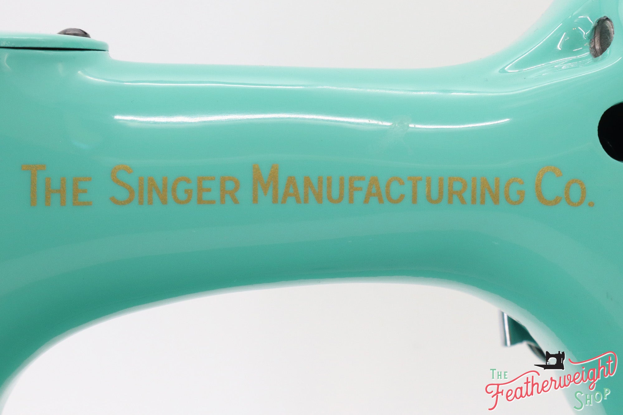 Singer Featherweight 222K Sewing Machine ES523*** - Fully Restored in Caribbean Sea Green