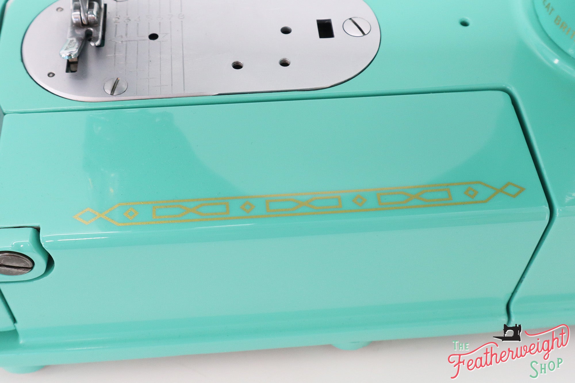 Singer Featherweight 222K Sewing Machine ES523*** - Fully Restored in Caribbean Sea Green