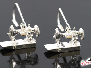 Load image into Gallery viewer, Jewelry, Singer FEATHERWEIGHT 221 Sterling Silver, EARRINGS