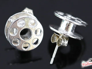 Load image into Gallery viewer, Jewelry, BOBBINS Sterling Silver, EARRINGS