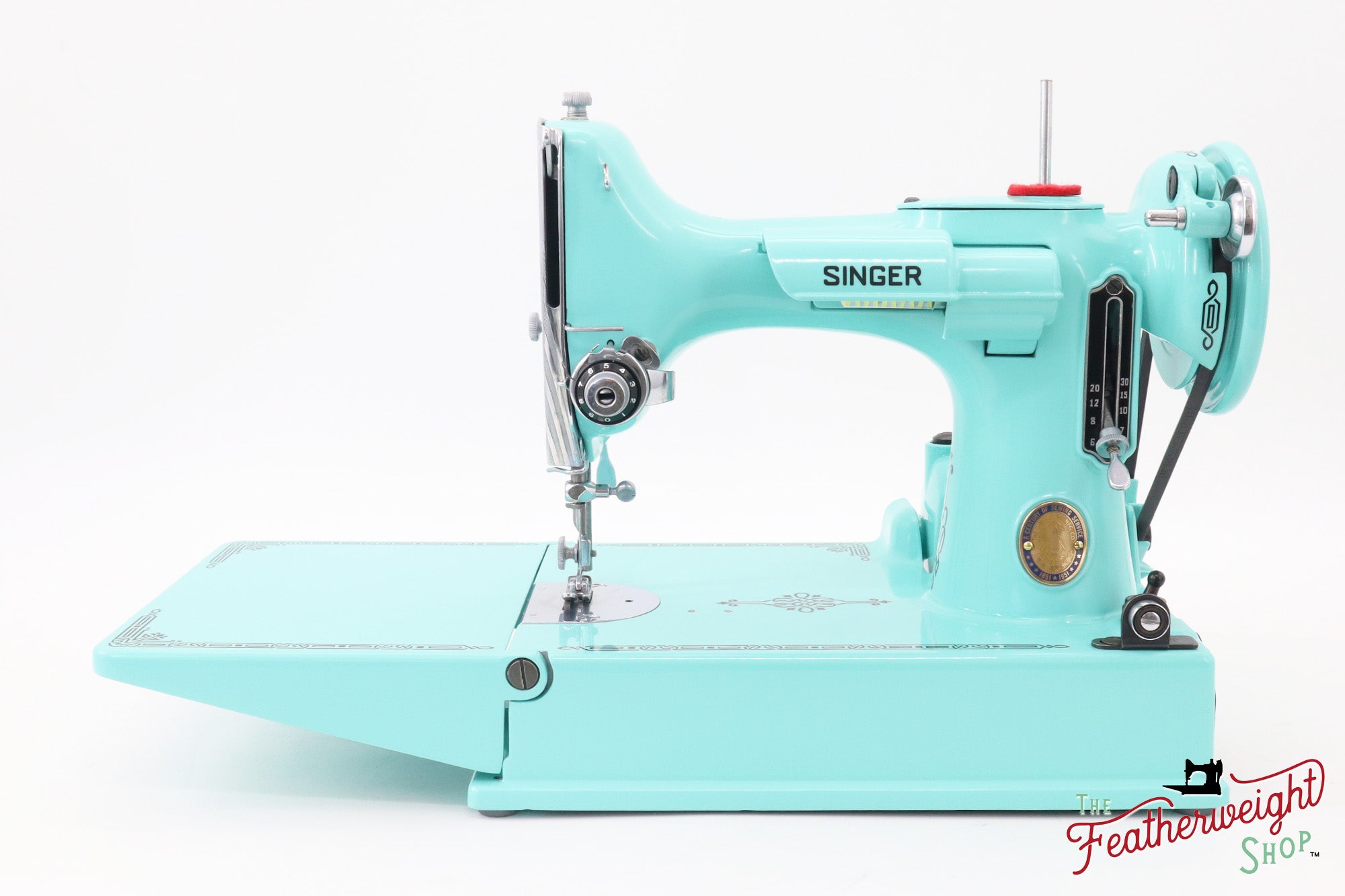 Singer Featherweight 221, Centennial, AJ564*** - Fully Restored in Tiffany Blue