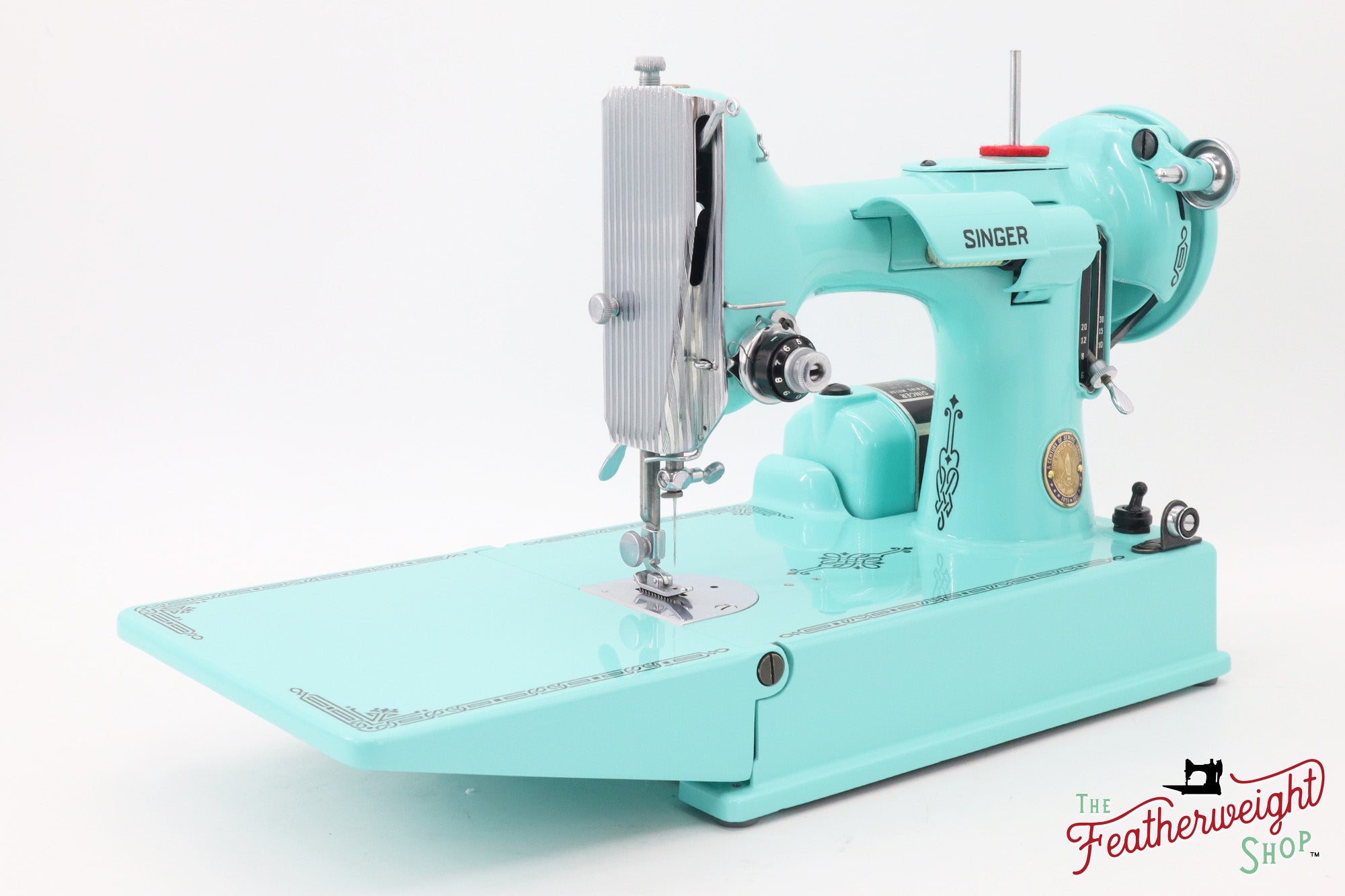 Singer Featherweight 221, Centennial, AJ564*** - Fully Restored in Tiffany Blue