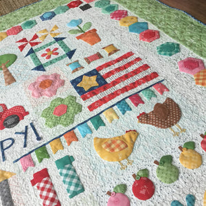 PATTERN BOOK, Bee Happy Quilt by Lori Holt