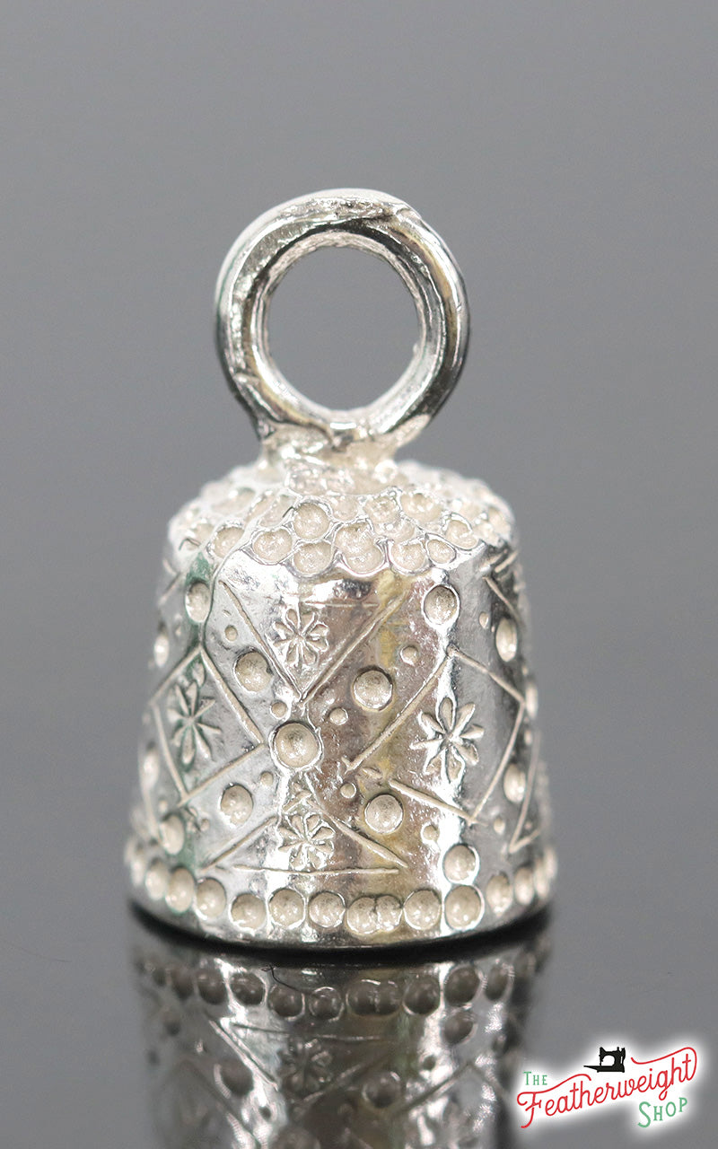 Jewelry, Quilted Thimble Sterling Silver, CHARM