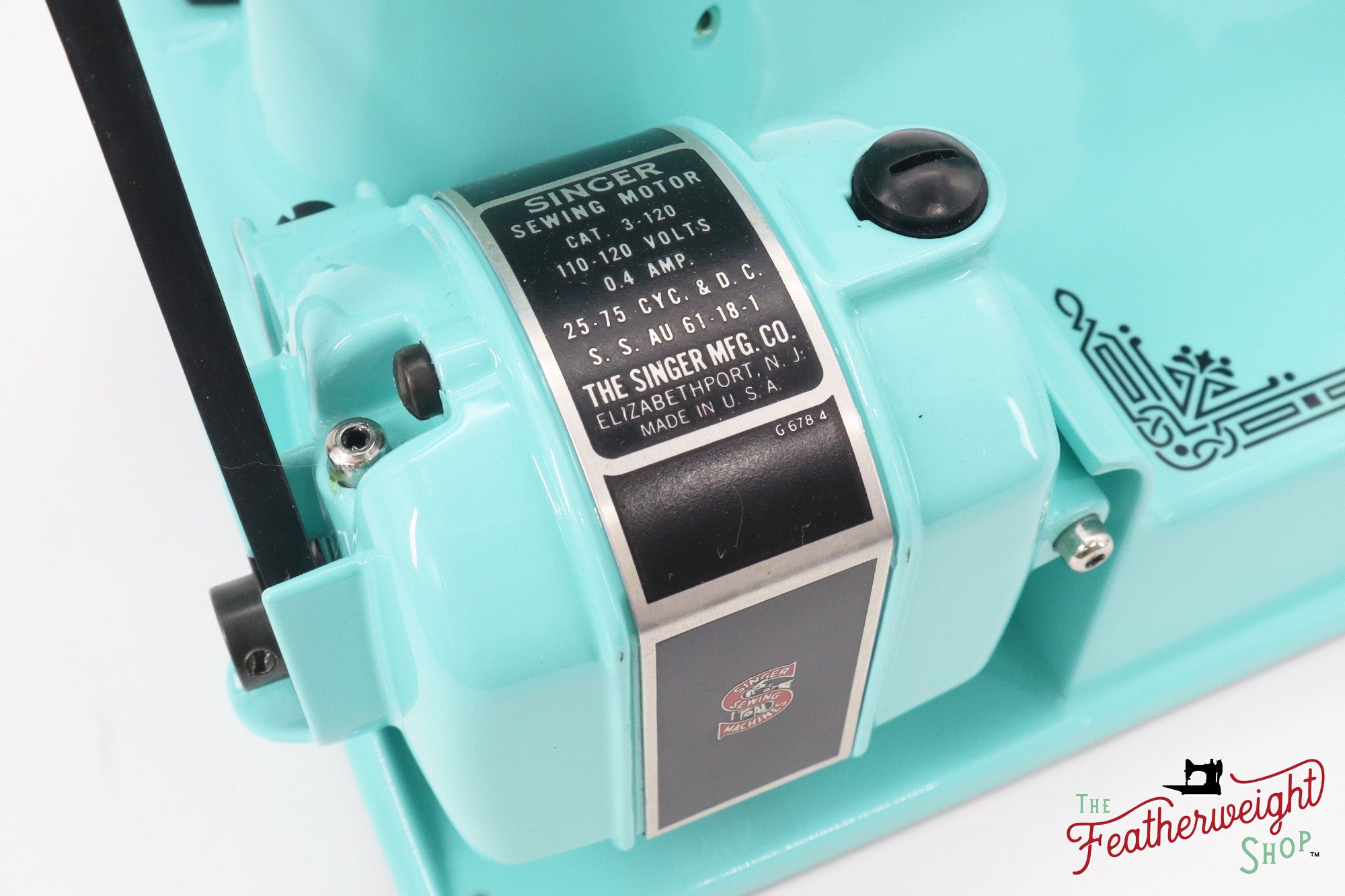 Singer Featherweight 221, Centennial, AJ564*** - Fully Restored in Tiffany Blue