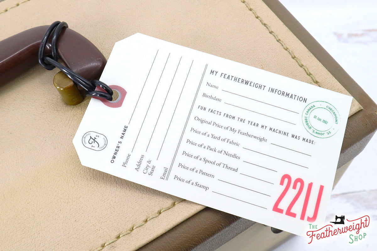 221J Luggage Tag