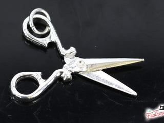 Load image into Gallery viewer, Jewelry, Sewing Scissors Sterling Silver, CHARM