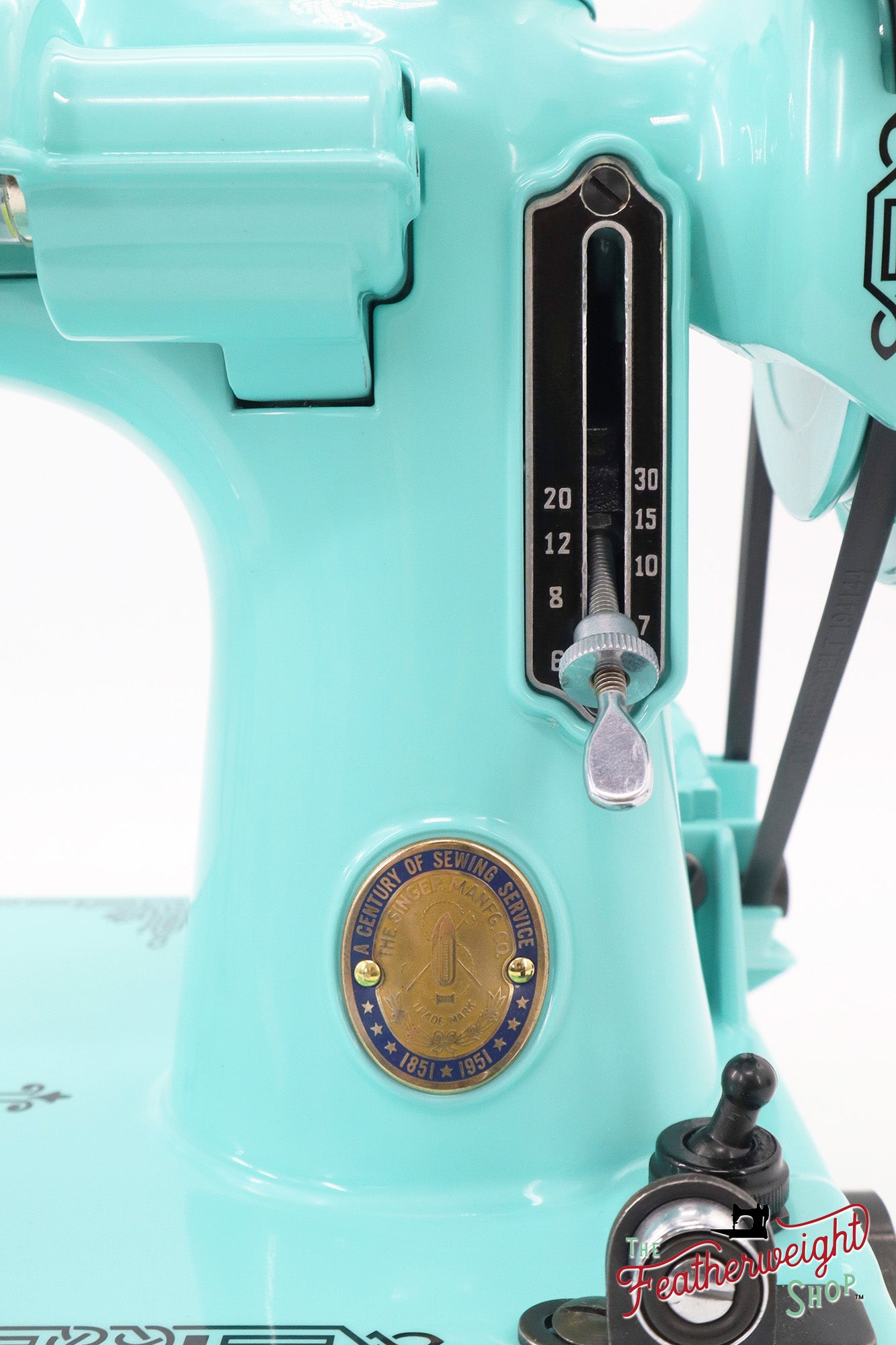 Singer Featherweight 221, Centennial, AJ564*** - Fully Restored in Tiffany Blue