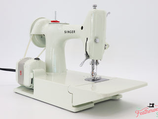 Load image into Gallery viewer, Singer Featherweight 221 Sewing Machine, WHITE FA227***