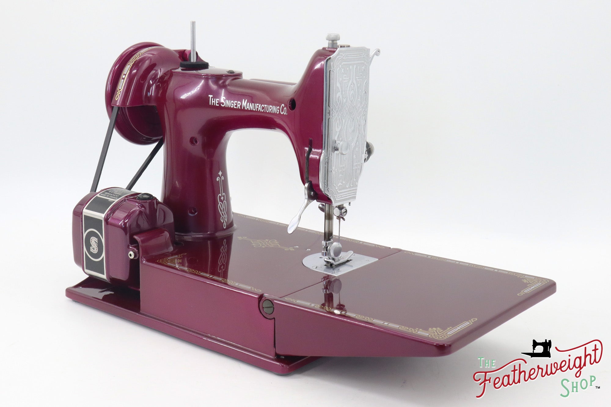 Singer Featherweight 221, AH063*** - Fully Restored in Friesen Peony