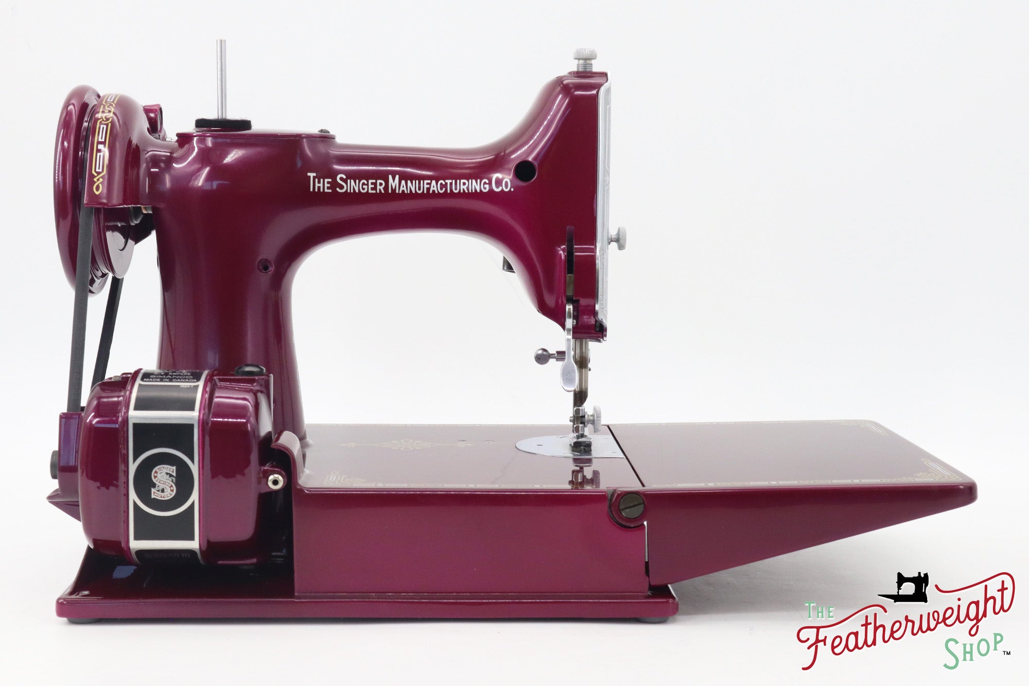 Singer Featherweight 221, AH063*** - Fully Restored in Friesen Peony