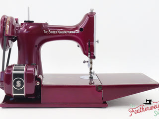 Load image into Gallery viewer, Singer Featherweight 221, AH063*** - Fully Restored in Friesen Peony