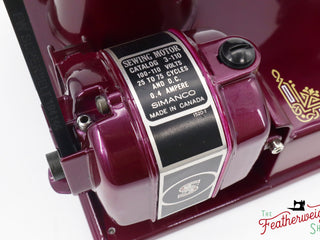 Load image into Gallery viewer, Singer Featherweight 221, AH063*** - Fully Restored in Friesen Peony