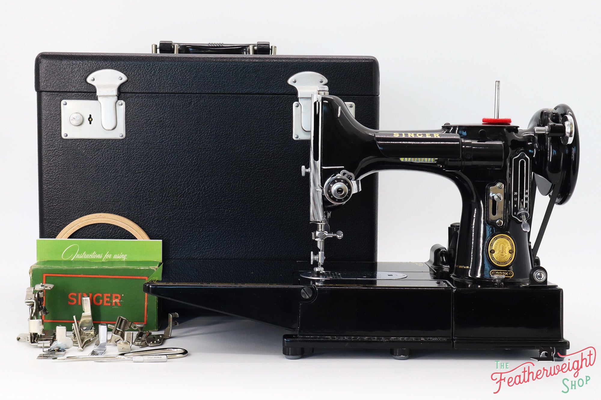 Singer Featherweight 222K Sewing Machine EJ917***