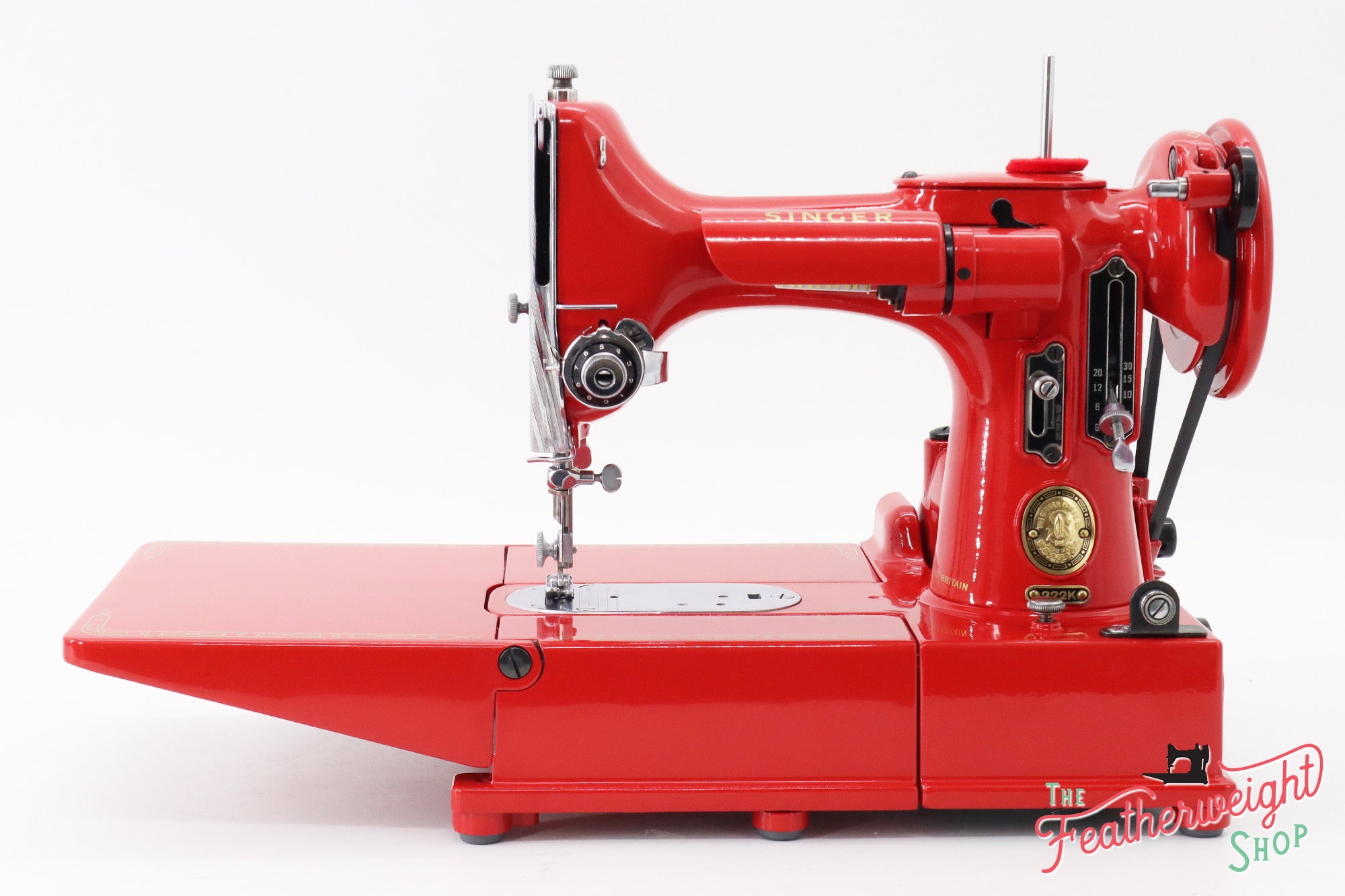 Singer Featherweight 222K Sewing Machine EJ912*** - Fully Restored in Happy Red