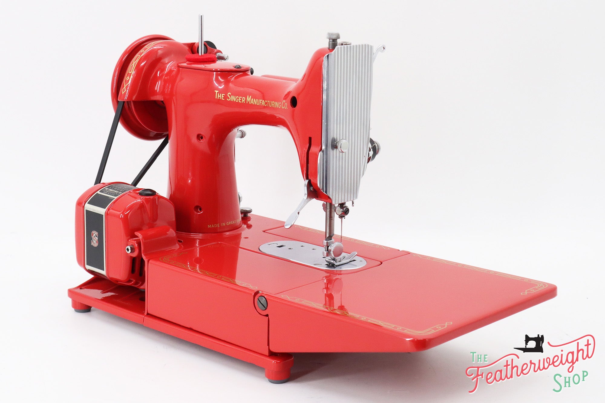 Singer Featherweight 222K Sewing Machine EJ912*** - Fully Restored in Happy Red