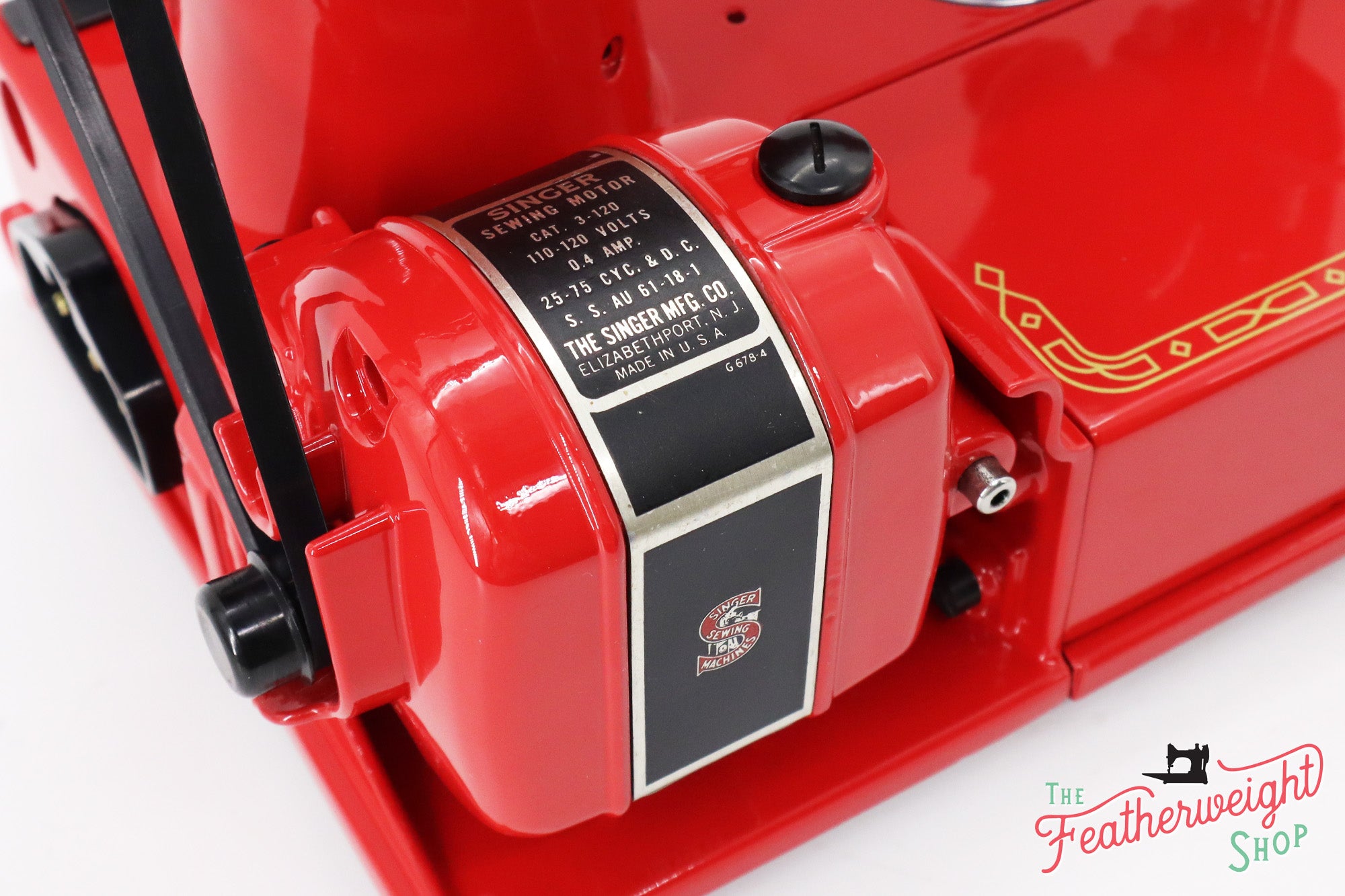 Singer Featherweight 222K Sewing Machine EJ912*** - Fully Restored in Happy Red