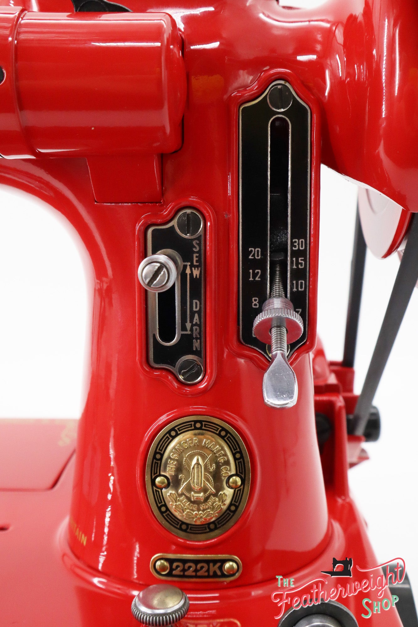 Singer Featherweight 222K Sewing Machine EJ912*** - Fully Restored in Happy Red