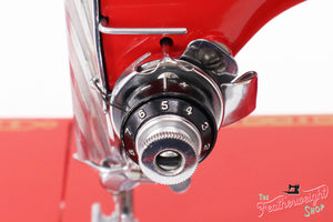 Singer Featherweight 222K Sewing Machine EJ912*** - Fully Restored in Happy Red
