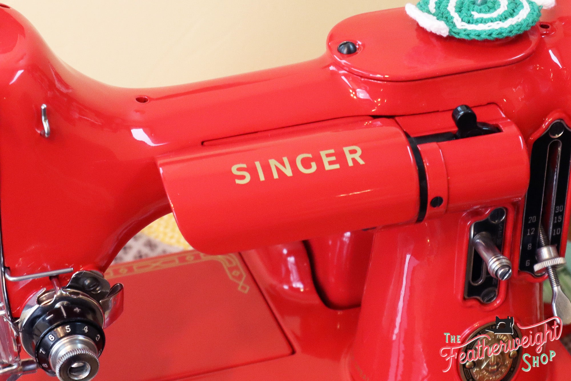 Singer Featherweight 222K Sewing Machine EJ912*** - Fully Restored in Happy Red