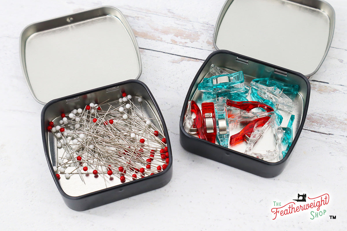 featherweight pin tin boxes