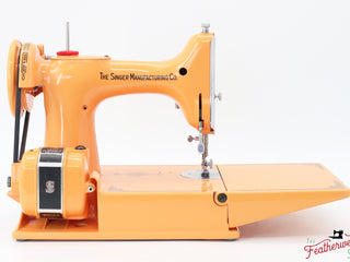 Load image into Gallery viewer, Singer Featherweight 221, AH219*** - Fully Restored in Happy Papaya