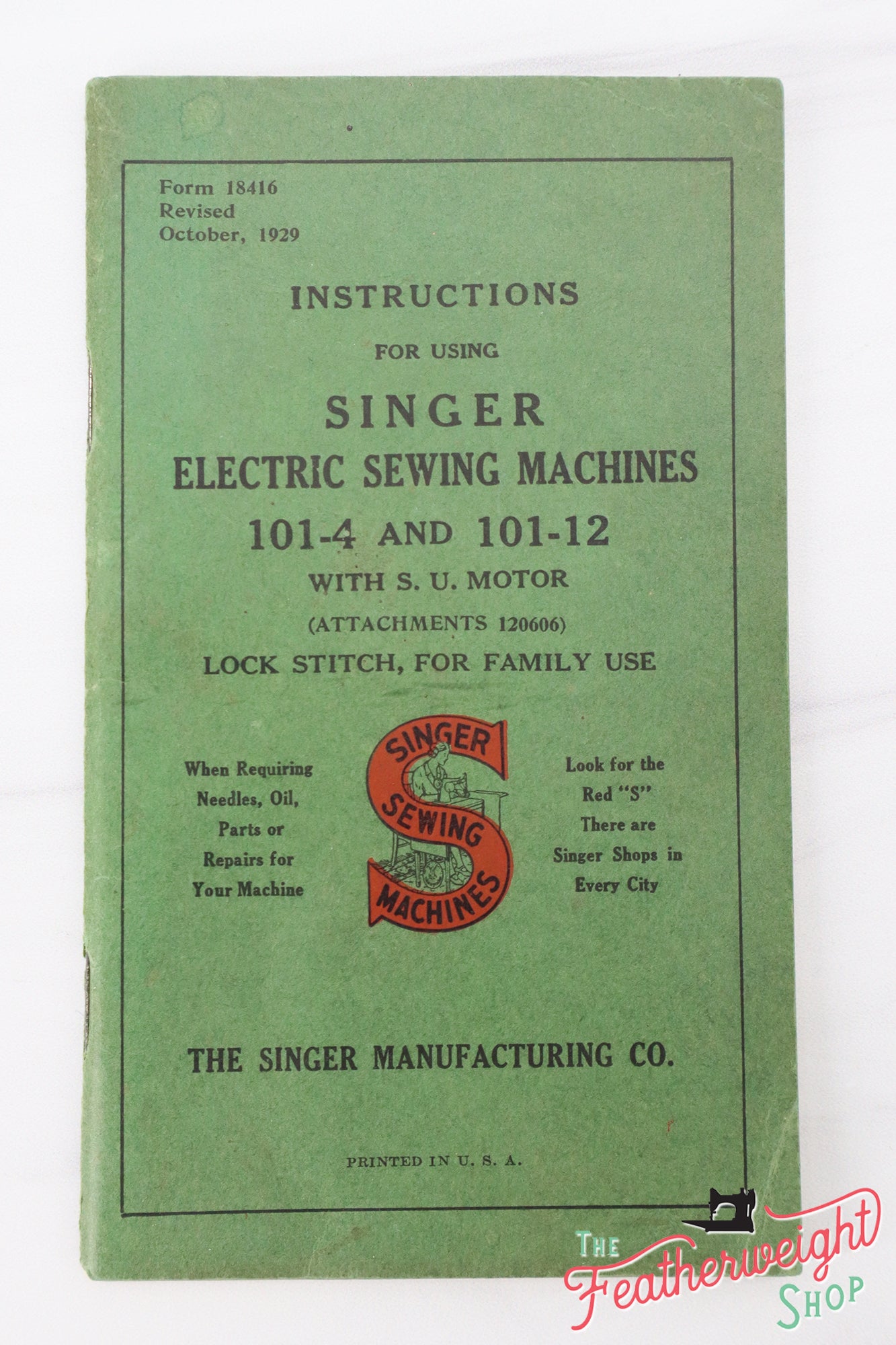 Manual, Singer 101 (Vintage Original)