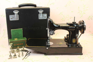 Singer Featherweight 221 Sewing Machine GOLDEN GATE SAN FRANCISCO 1939 Edition AF086***