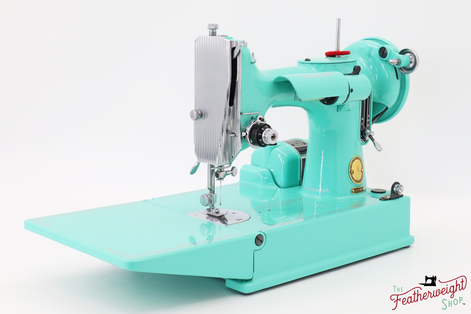 Singer Featherweight 221K, EK203*** - Fully Restored in Caribbean Sea Glass