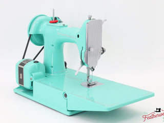 Load image into Gallery viewer, Singer Featherweight 221K, EK203*** - Fully Restored in Caribbean Sea Glass