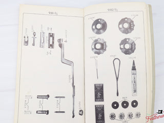 Load image into Gallery viewer, List of Parts Book, Singer 401, (Vintage Original) - RARE
