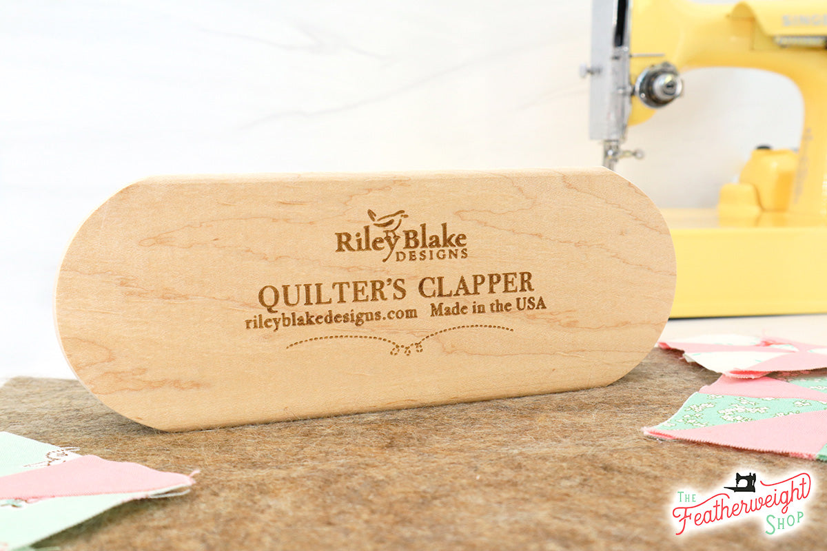 Riley Blake Designs 7 Hardwood Tailor Clapper Tool Steam Iron Set A Seam Sewing