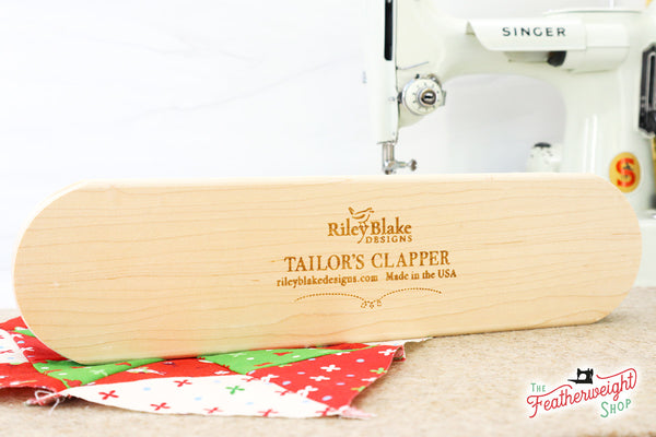 Large Tailors Clapper for Quilting Clapper Sewing Tool with Ruler