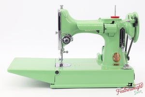 Singer Featherweight 221K, Red 'S', ES6522** - Fully Restored in Art Deco Green