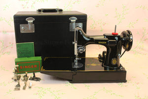 Singer Featherweight 221 Sewing Machine, Centennial: AK396***