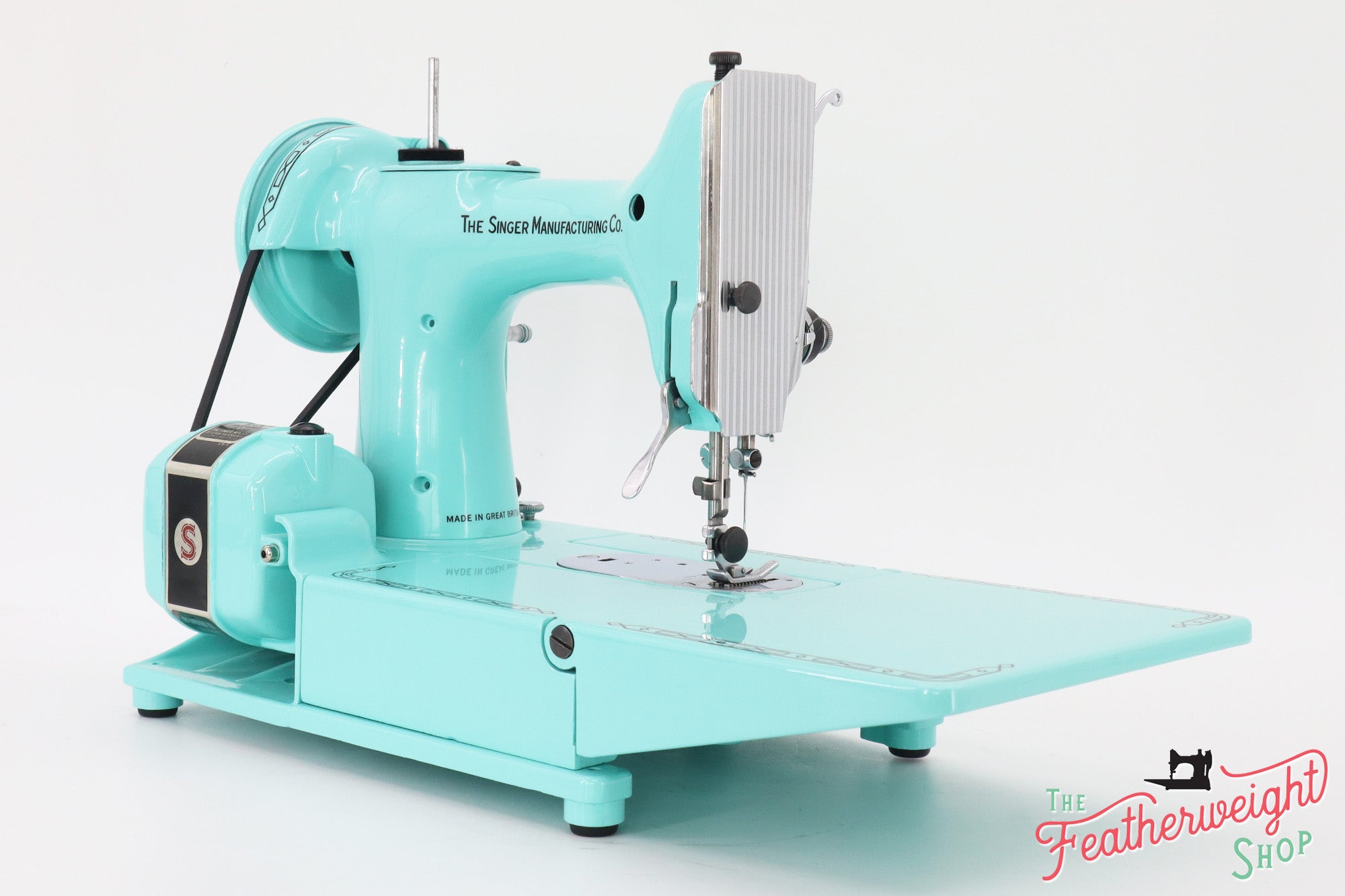 Singer Featherweight 222K Sewing Machine EK63264* - Fully Restored in Tiffany Blue