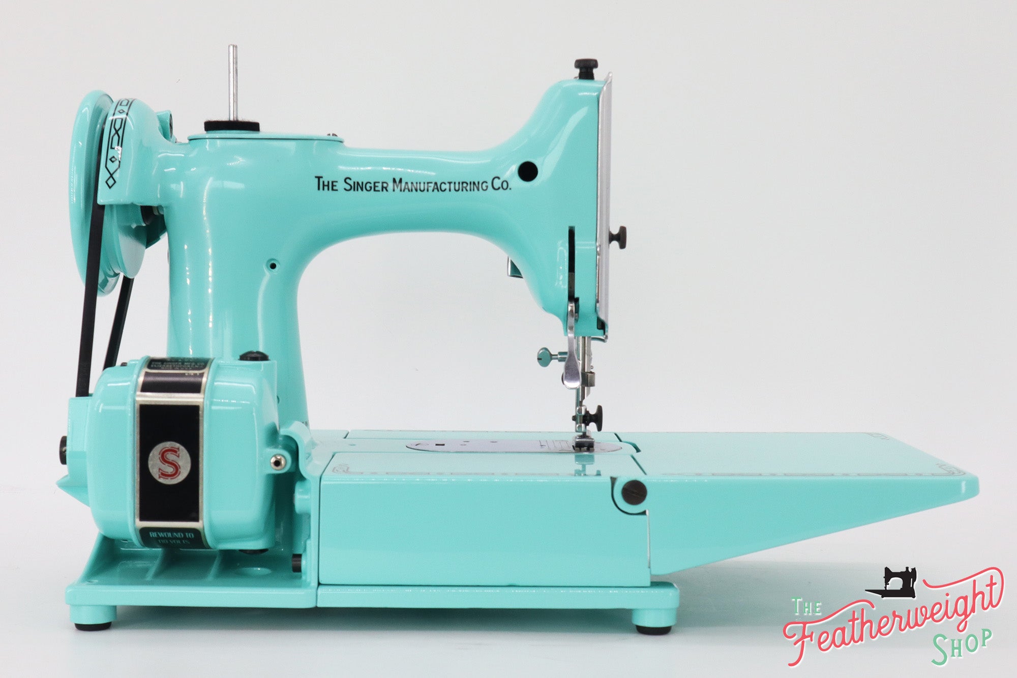 Singer Featherweight 222K Sewing Machine EK63264* - Fully Restored in Tiffany Blue