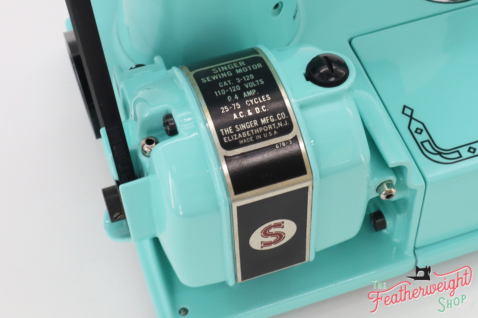 Singer Featherweight 222K Sewing Machine EK63264* - Fully Restored in Tiffany Blue