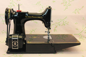 Singer Featherweight 221 Sewing Machine, Centennial: AK396***